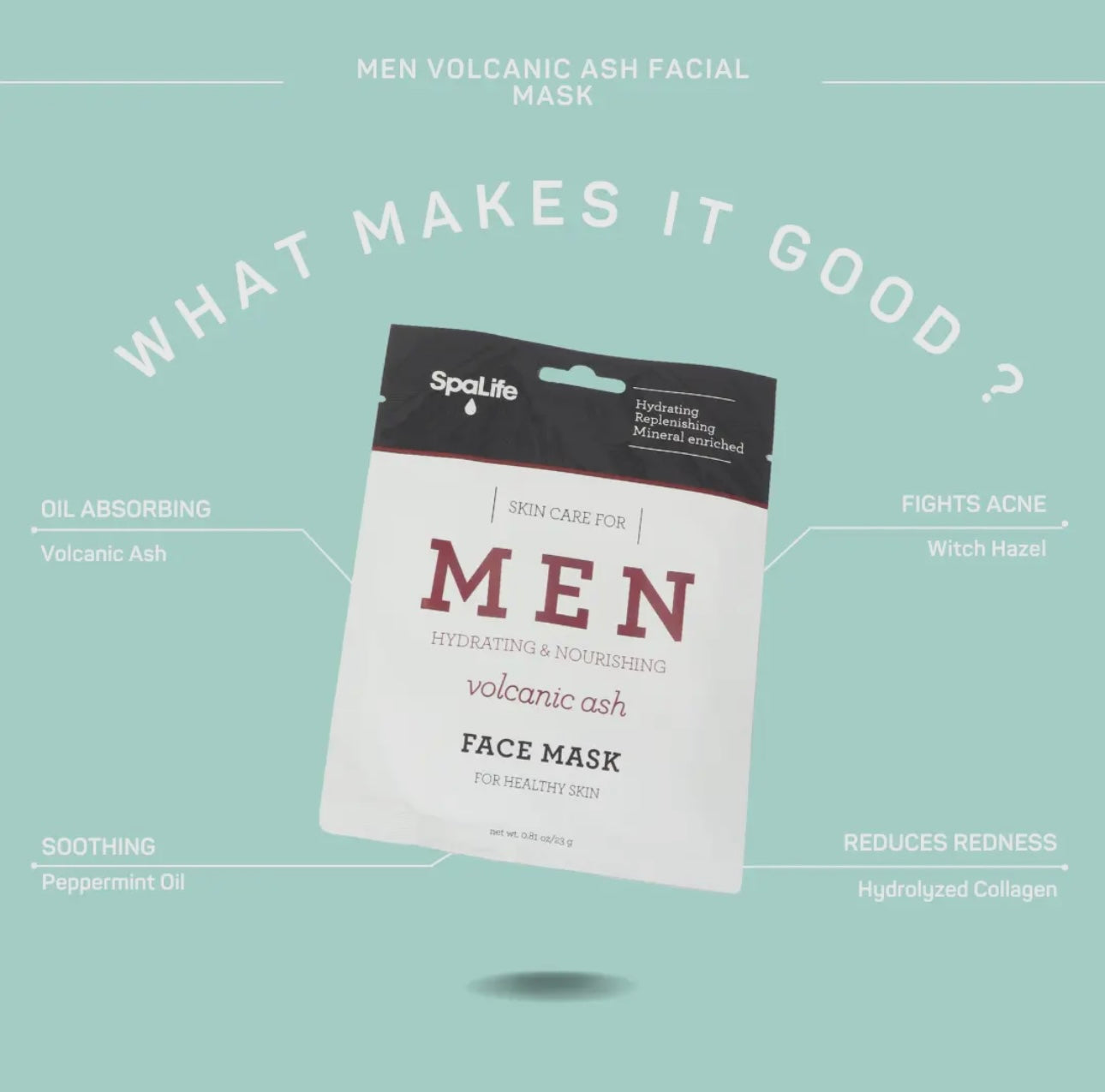 Volcanic Ash Face Mask