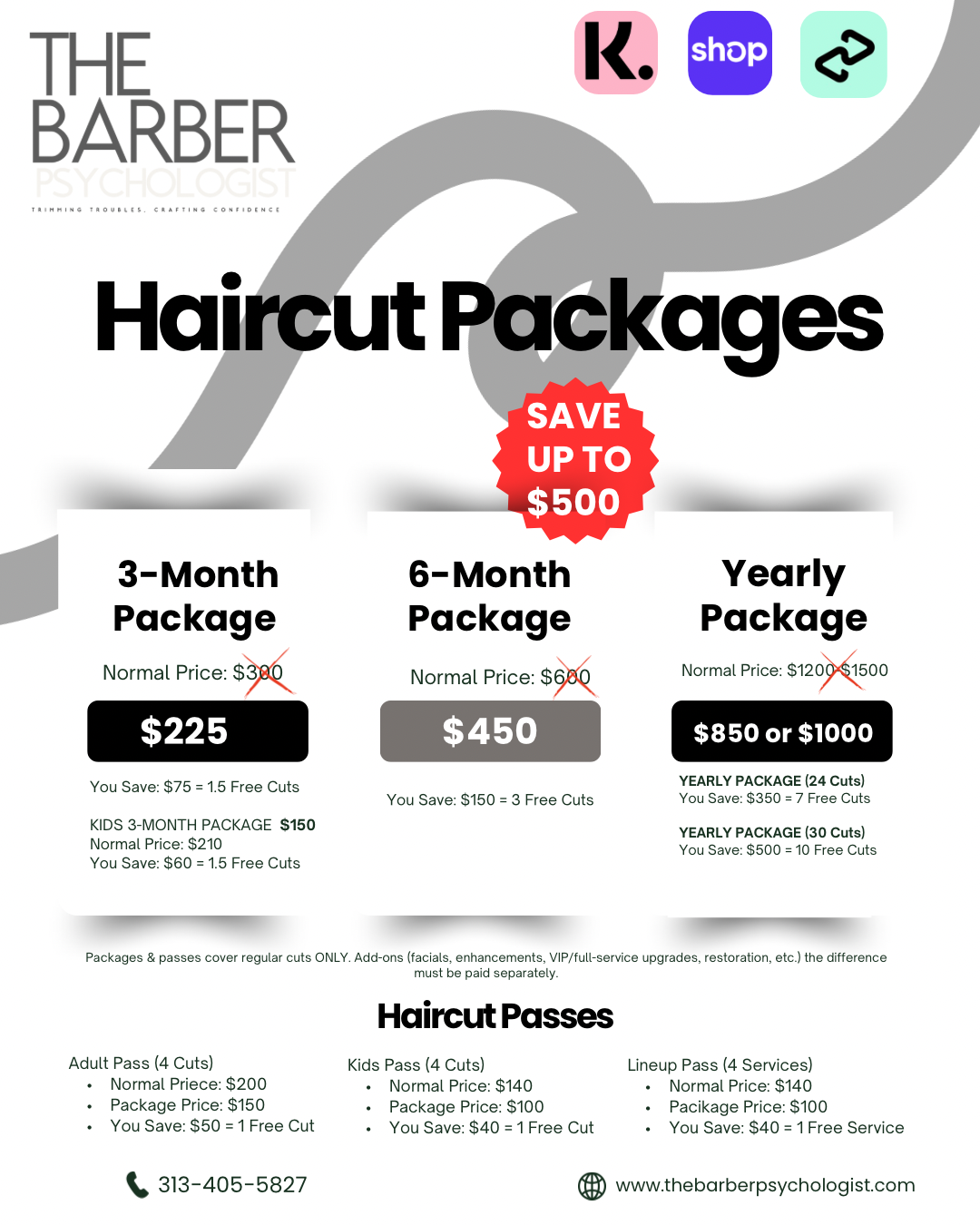 Yearly Haircut Package